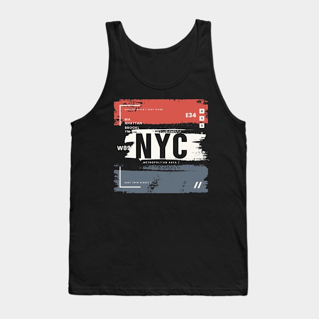 New York City Tank Top by Besklubyi